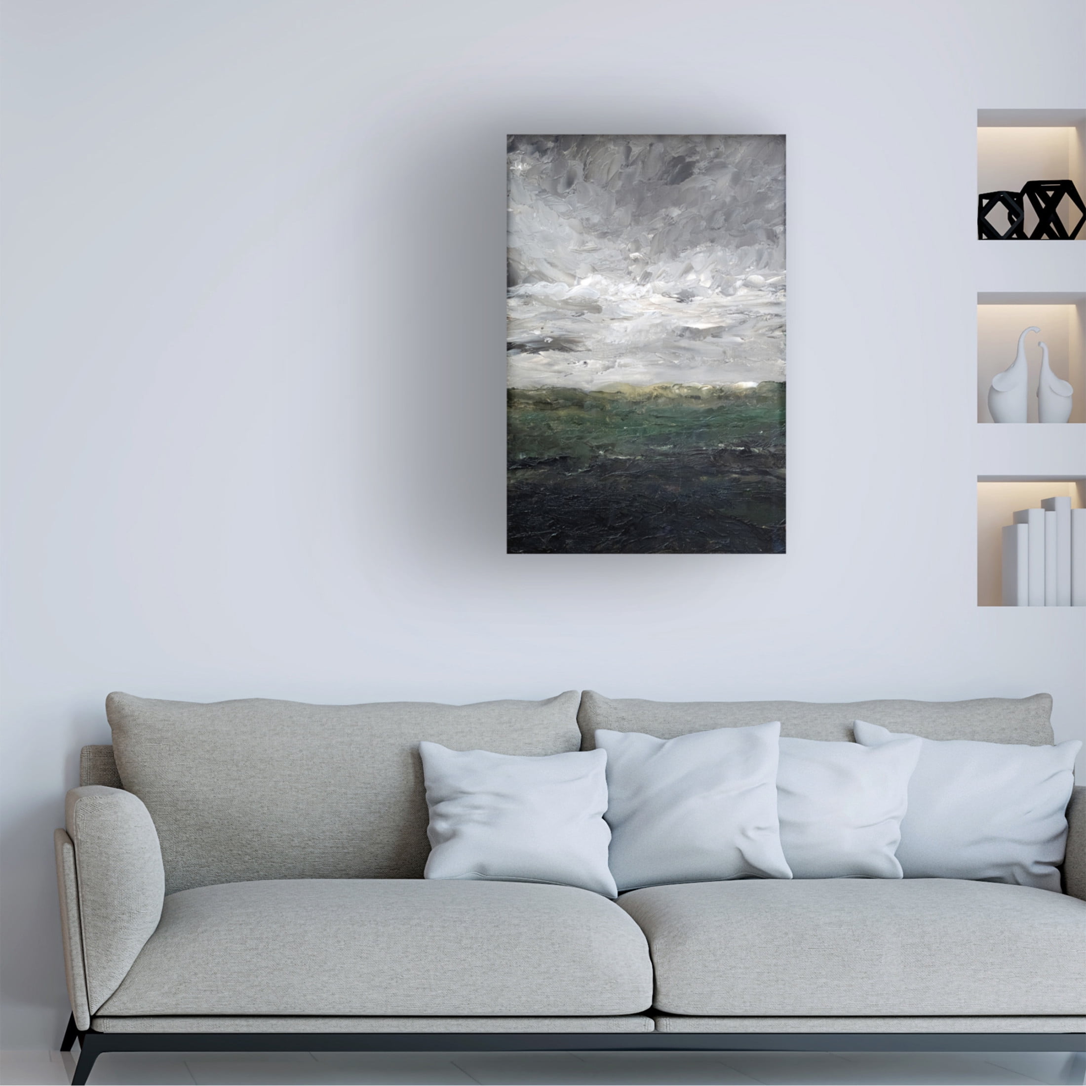 Canvas Wall Art - Pictufy 'Landscape Study The Heath 1905' Wall Art for Living Room, Bedroom, or Office Décor by Trademark Fine Art - 16 x 24 Inches