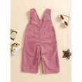 thumbnail image 3 of Suealasg Baby Girl Summer Corduroy Overalls 3 6 12 18 24 Months Infant Girls Jumpsuit Casual Suspender Pants Clothes, 3 of 7