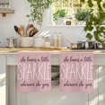 thumbnail image 4 of Pink Kitchen Towels Set of 3, She Leaves A Little SPARKLE Wherever She Goes Absorbent Dish Towels for Kitchen, Microfiber Hand Towel, Quick Drying Tea Towel for Cleaning Decorative Dishcloths, 4 of 7