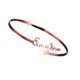 thumbnail image 3 of Qarigey Letra Nombre Brazalete Aniversario Festival de bodas abierta personalizada Joyería Mujeres Hombres Novia Oro rosa Type3 NO3, 3 of 6