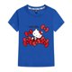 thumbnail image 3 of Ropa infantil de Hello Kitty, camiseta informal de verano a la moda de manga corta con estampado de dibujos animados para niña, camiseta transpirable de algodón puro para niño, nueva, 3 of 5