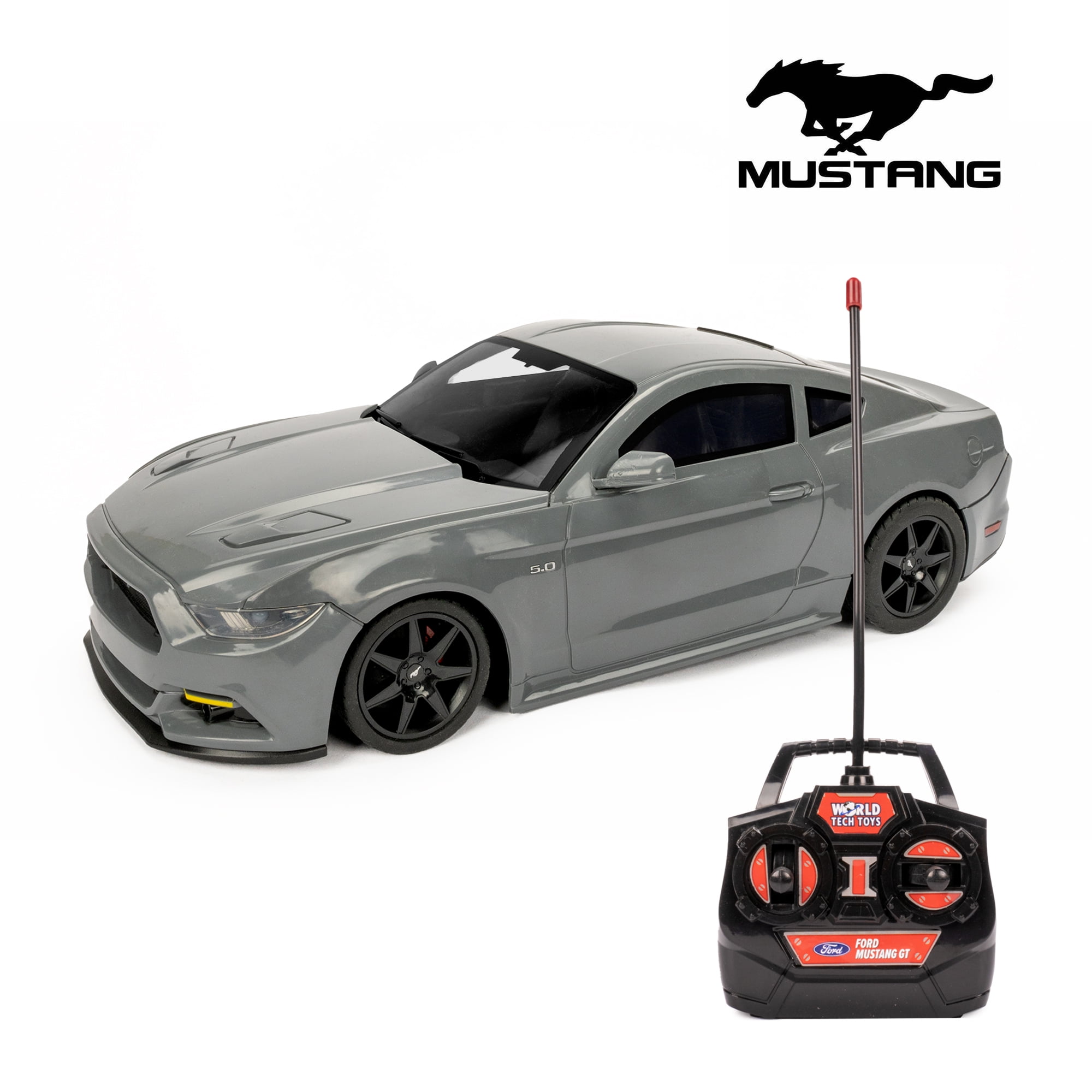 World Tech Toys Ford Mustang GT 1:14 Electric RC Car, Full Function, Colors May Vary