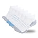 thumbnail image 1 of Calcetines deportivos unisex con ajuste de cobre hasta el tobillo para adultos, blancos, 1 of 5