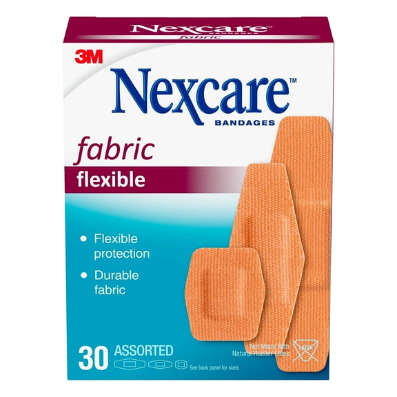 Nexcare Flexible Fabric Bandages - Flexible - Assorted Sizes