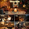 thumbnail image 7 of Candle Warmer Lamp with Timer, Highland Cow Rustic Brown Farm Watercolor Fluffy Long Non-slip Wireless Remote Control Wax Melts Warmer with 4 Bulbs for Home Office Dorm, Birthday Gifts for Women, 7 of 7