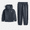 GREYSTONE, variant on Wonder Nation Boys Long Sleeve Hoodie and Joggers Set, 2-Piece, Sizes 4-10