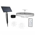 thumbnail image 2 of Bomba de fuente solar Bomba de fuente de agua con luz LED Altura de rociado ajustable con 3 boquillas Fuentes de baño de pájaros solares para acuario Baoblaze Luces de la fuente, 2 of 8