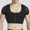 thumbnail image 2 of heyac Mens Compression Corset Vest Workout Fajas para Hombres Back Support Gynecomastia Shapewear Tops, 2 of 4