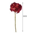 thumbnail image 5 of 1 Bouquet Realistic Hydrangea Flower DIY Colorfast Elegant Faux Hydrangea Flower Wedding Favors, 5 of 7