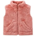 thumbnail image 2 of JIAYUE Boys Girls Tops Sleeveless Soft Warm Vest Solid Color For Infants Cold Weather Layering, 2 of 4