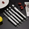 thumbnail image 5 of Stainless Steel Fruit Corer Tool, Bell Pepper Corer with Handle, Fruit Seed Corer Remover Fruit Vegetable Tools Pear Fruits Corer Easy Twist Fruits Tools Core Seed Remover G1J5, 5 of 9
