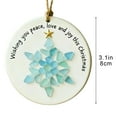 thumbnail image 2 of Cagogo under $5 Sea Glass Ornament, Christmas Tree Ornament Sea Glass Style,Beach Theme Christmas Decoration Pendant,Coastal Holiday Tree Decor Collection,Sea Glass Shaped Christmas Ornaments, 2 of 5