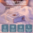 thumbnail image 6 of Byujiro New Vintage Vinyl Bluetooth Audio and Alarm Clock Vintage Phonograph Bluetooth Speaker Glue Wireless Charging Card Bluetooth Audio Phonograph Gift, 6 of 9