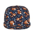 thumbnail image 2 of Balery Baseball Cap Flat Bill Hats for Men Adjustable Size for Running Workouts and Outdoor Activities All Seasons Dad Hat(Cute Foxes ), 2 of 9
