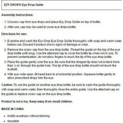Ezy Dose Eye Drop Guide & Eye Wash Cup
