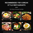 thumbnail image 4 of Casseroles Household Kitchen Cooking Utensils Casseroles Various Specifications Heat-resistant Korean Mixed Stone Pots, 4 of 5