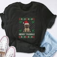 thumbnail image 4 of EcoLoom Merry Pugmas Ugly Christmas Short Sleeve Unisex T Shirt, 4 of 6