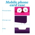 thumbnail image 3 of Hytrove 2Set Practical Design Rose Red Purple Wallet Phone Case Mobile Phone Accessory 11.8x7.9x0.4in, 3 of 5