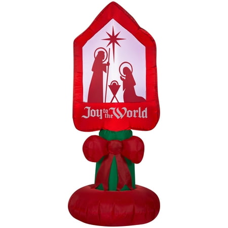 Airblown Inflatable-Joy to the World Sign 3.5ft by Gemmy