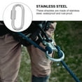 thumbnail image 3 of Miangastore Chain Link Connector Stainless Steel 10Pcs 1.97X0.20X0.20in, 3 of 9