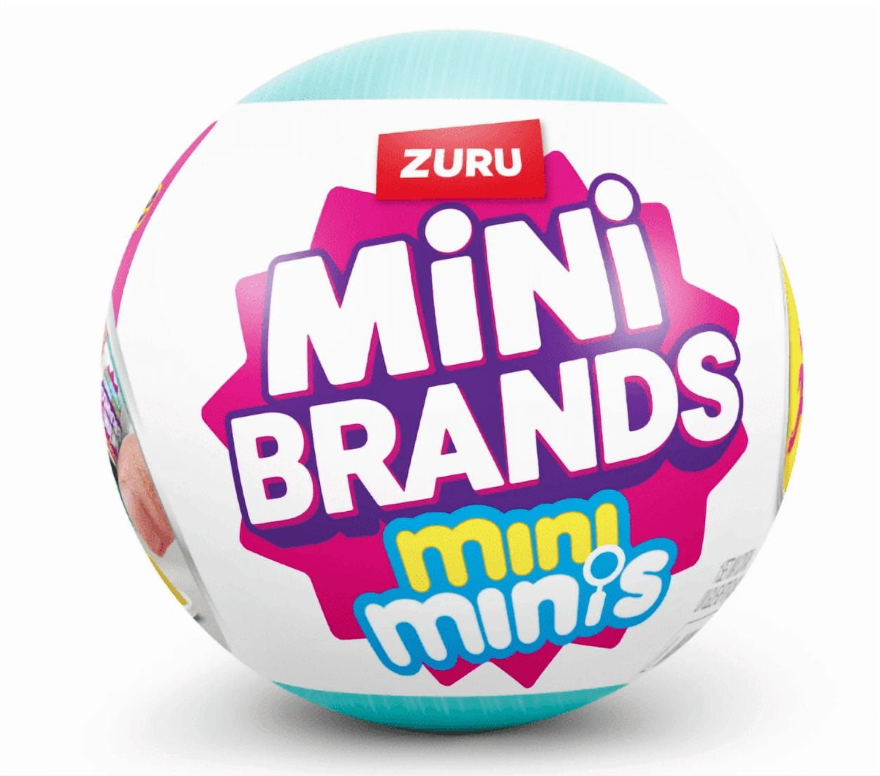 Mini Brands Fill the Fridge Playset (Assorted) Plus 2 S1 Mini Minis Balls Collectible Blind Novelty and Gag Toy by ZURU
