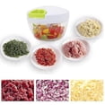 thumbnail image 5 of Picadora manual de alimentos, picadora manual, licuadora, batidora, procesador de alimentos, color blanco, 5 of 5