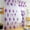 Purple, variant on LINMOUA 1 PCS Window Screen Vines Leaves Tulle Door Window Curtain Drape Panel Sheer Scarf Valances