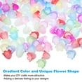 thumbnail image 4 of Uxcell 0.3x0.4" Acrylic Frosted Flower Beads Flower Bead Caps, 300Pcs, Mixed Color, 4 of 6