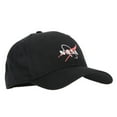thumbnail image 5 of NASA Logo Symbol Heat Transfer Solid Cotton Twill Pro Style Cap - Black OSFM, 5 of 5