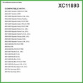 thumbnail image 2 of ECOGARD XC11893 Premium Cabin Air Filter | Fits 2022-2026 Hyundai Tucson 1.6L, 2.5L, Kia EV6; 2021-2026 Elantra 1.6L, 2.0L; 2020-2026 Sonata 2.0L, 2.5L; 2022-2024 Ioniq 5, 2 of 7