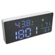 thumbnail image 3 of Medidor De Nivel De Sonido Montado En La Pared Con Reloj Digital, Humedad Y Temperatura, 30‑130dB 11in Multifuncional 4 En 1 Pantalla Digital Medidor De Decibelios Para Aula, Estudio, Hogar, Fábrica, 3 of 8