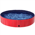thumbnail image 2 of Alden Design Foldable Dog Swimming Poo for Indoor Outdoor, XL, Red, 2 of 12