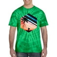thumbnail image 2 of Wild Bobby, Surfer Walkign Across Beach Sunset, Streetwear, Tie-Dye Tees, Spiral Kelly, X-Large, 2 of 3