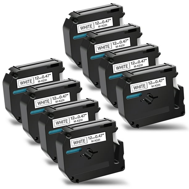 GREENCYCLE Compatible Brother MK231 M231 MK231 Label Tape 0.47 Inch