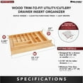 thumbnail image 4 of Rev-A-Shelf Trim to Fit Shallow Drawer Organizer, 33.13" x 22", 4WUTCT-36-1, 4 of 11