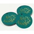 thumbnail image 3 of Inkdotpot Pack Of 50 Merry Christmas Favor Paper Tags Craft Real Gold Foil Hang Tags, 3 of 7
