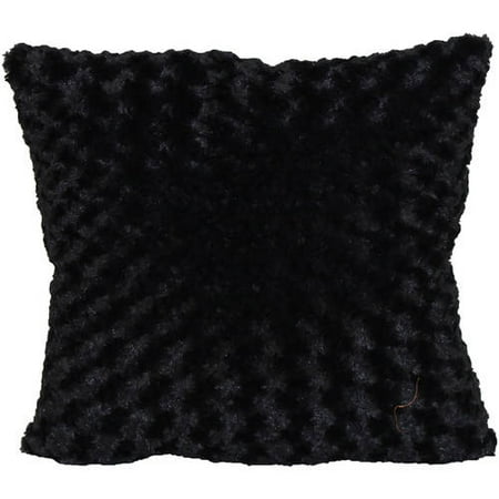 - Better Homes & Gardens Rosette Fur Decorative Toss Pillow 18