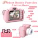 thumbnail image 3 of Camera Toys Niños/niñas mayores, cámara digital para niños pequeños con vídeo, cámara selfie para niños, tarjeta TF de 32 GB, 3 of 5