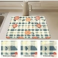 thumbnail image 6 of Diatomaceous Earth Stone Dish Drying Mat for Kitchen Counter，Seasonal Ultra Absorbent Home Dish Drainer Mats-Flower Pattern (1)，24inch x 18inch, 6 of 6