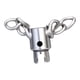 thumbnail image 3 of Desatascador de tuberías de acero resistente para uso doméstico. Limpieza eficiente y flexible. Cadena simple, 3 of 9