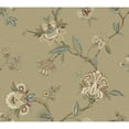 thumbnail image 3 of Chesapeake Monaco Blue Jacobean Trail Prepasted Easy Walls Wallpaper, 27-in by 27-ft, 60.8 sq. ft., 3 of 4