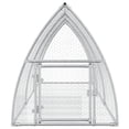 thumbnail image 3 of vidaXL Rabbit Hutch Silver 300x105x120 cm Galvanised Steel, 3 of 5