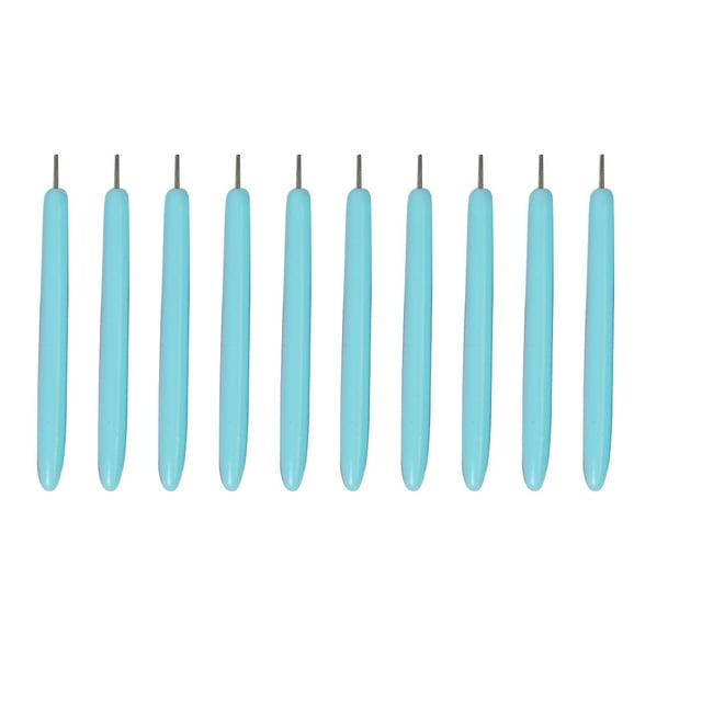 Herramientas de enrollado de papel Wosthever 10 piezas para rizar de filigrana azul