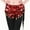 Red, variant on zhi Women's Ornate Belly Dance Waist Skirt - Dance Practice & Events,Purple,Free Size
