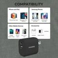 thumbnail image 6 of Denim Dual USB-A / USB-C Wall Charger - Black, 6 of 7