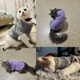 thumbnail image 6 of 2 Pcs Cat Sweater, Pet Turtleneck Knitting Sweater Coat, Puppy Clothes Warm and Soft (L), 6 of 7