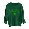 thumbnail image 5 of Charella Sweatshirts for Women St Patricks Day Decorations Long Sleeve Crewneck Tops 2024 Trendy T-shirt,Green,S, 5 of 5