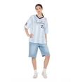 thumbnail image 2 of Forever 21 Women's Mesh Oversized Argentina Soccer Jersey Tee, Sizes XXS-XXL, 2 of 7