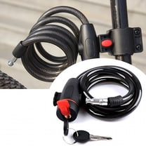 BESTSKY Bike Lock - 1 Set Motorcycle Lock - High Durability Anti-deform Metal - Mountain Bicycle Lock with Key for Home