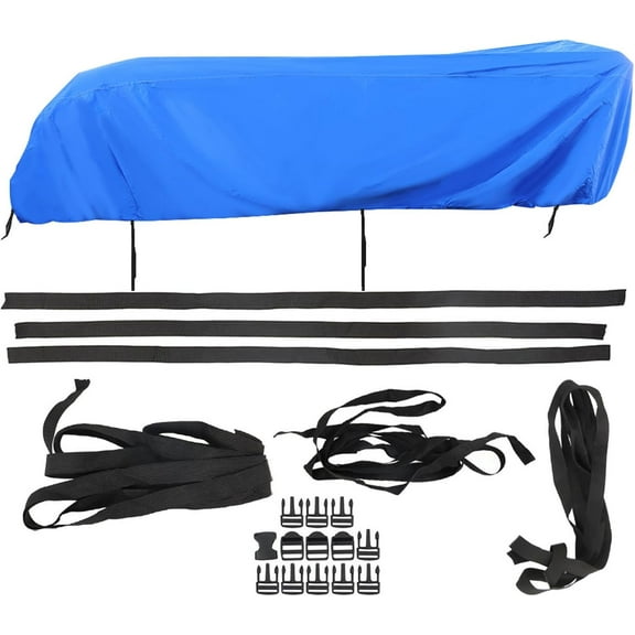 17-19Ft Heavy Duty Boat Cover Trailerable Waterproof Replacement for V-Hull Tri-Hull Fishing Ski Pro-Style Bass Boats